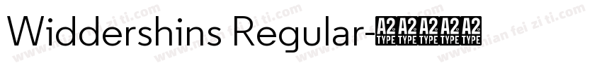 Widdershins Regular字体转换